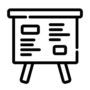 recommend clip art: presentation outline icon