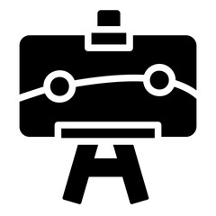 easel glyph icon
