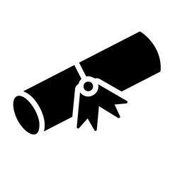 diplomas glyph icon
