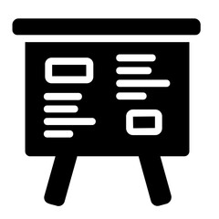 Fototapeta premium presentation glyph icon