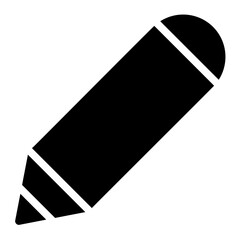pencil glyph icon