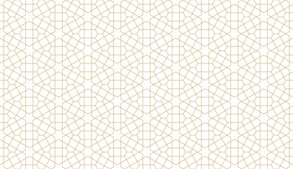 Seamless geometric pattern in authentic arabian style.