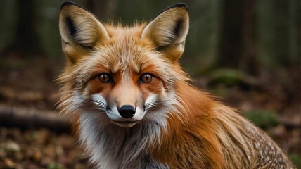 Fototapeta premium red fox portrait