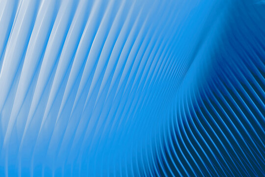steel structure design in monochrome blue tonality