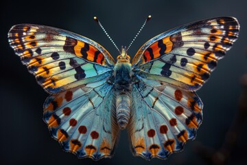 Colorful Butterfly with Intricate Wing Patterns