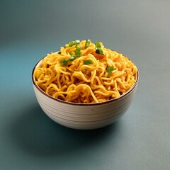 Plain Masala Maggi in bowl
