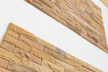 brown old brick wall background, exterior design for home