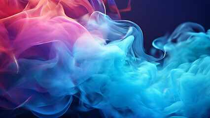 Obraz premium Ethereal Purple Flow: A Detailed Abstract Symphony color-flash-abstract-creative-flowing-smooth-detailed-smoked-purple-background-high-detailed