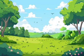 Inspiring landscape illustrations for designers