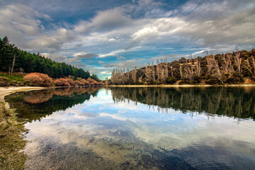 Fototapeta premium lake in the morning