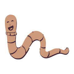 Worm handdrawn icon