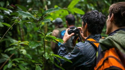 Amidst the chorus of birdsong, the survey team set out to document the diverse ecosystems thriving within the remote village's vicinity.