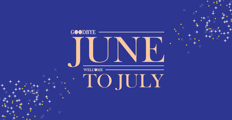 The transition from spring to summer, with blooming flowers and green leaves changing colors from June to July