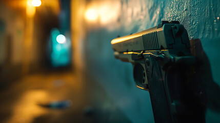 Target shooting, wallpaper, the concept of starting to reach a goal