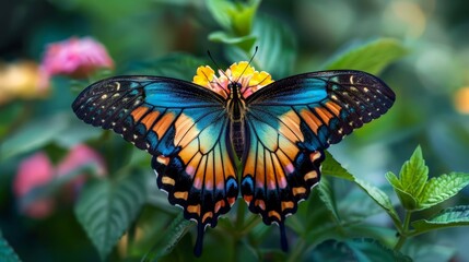 Obraz premium Butterfly symbolism in art, literature, and mythology reflects humanity's fascination with these ethereal creatures and their symbolic significance.