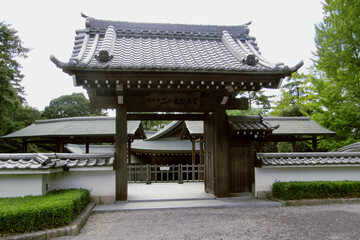 岡崎城跡にある二の丸能楽堂の門【日本百名城】日本愛知県