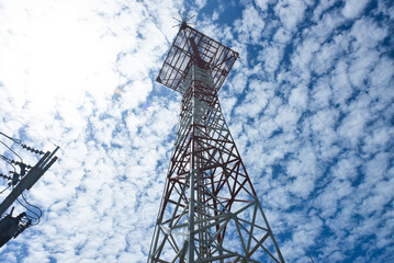 Beach waves of the sea on the sandy beach season Summer on top view background .