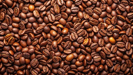 Fototapeta premium Coffee beans isolated on background, coffee, beans, isolated,background, brown, roasted, caffeine, aroma, drink, morning, beverage, espresso, aroma, texture, close-up, food