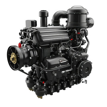 recommend clip art: A boat engine clipart, engine item, 3D illustration, outboard motor, isolated on white background