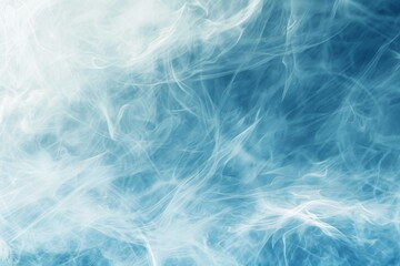 Obraz premium A blue background with smoke in the air