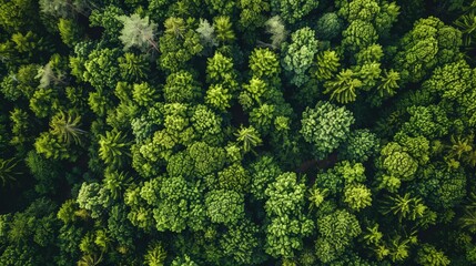 Naklejka premium Forest conservation is critical for preserving biodiversity, protecting endangered species, and ensuring the health of our planet's ecosystems.