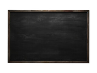 blank blackboard isolated