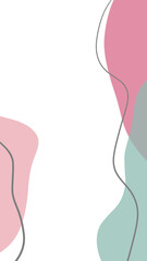 Abstract blob background, Modern blob business card design, thank you card, modern background for banner concept.