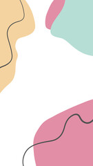 Abstract blob background, Modern blob business card design, thank you card, modern background for banner concept.