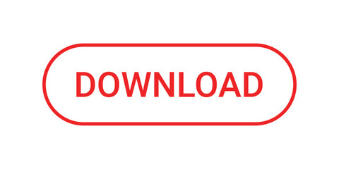 Download Now Button - Isolated Vector Illustration on White Background