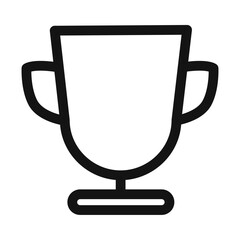 Achievement Trophy Icon Perfect for Awards and Competitions