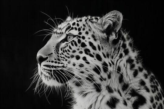 Leopard Cinemagraph: Dynamic Monochrome