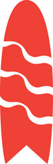 Surfboard Vector Icon Illustrations