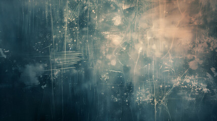 Obraz premium abstract background, dark blue wallpaper, scratches on an old surface