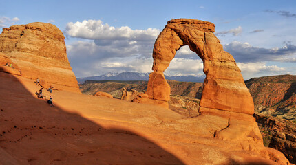 Delicate arch in Arches National Park, symbol of the state of Utah