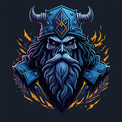 An immortal demon warlord, cloaked in dark armor, wields a fiery blade, commanding an army of fierce warriors with an aura of relentless power and evil.