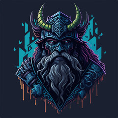 An immortal demon warlord, cloaked in dark armor, wields a fiery blade, commanding an army of fierce warriors with an aura of relentless power and evil.