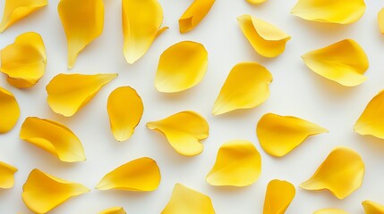 flower petals on white background giving beautiful close up petals