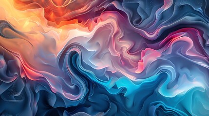 Obraz premium Abstract colorful swirls background.