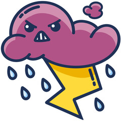 Weather Thunderbolt SVG