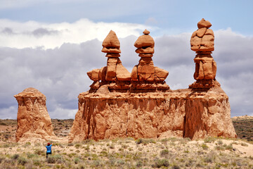 Goblin State Park in Utah, USA, amazing rock formations
