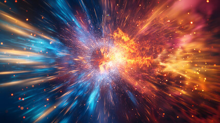Cosmic Explosion in Deep Space: A Spectacular Stellar Event