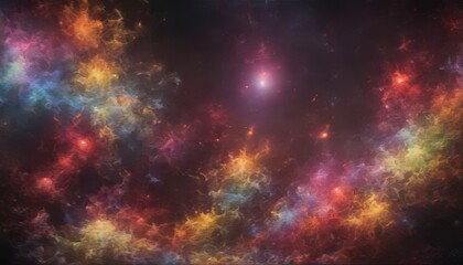 Naklejka premium Cosmic Fire.