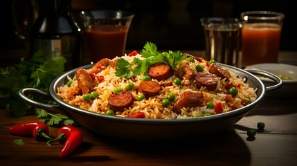  A tempting meal ready to be savored.