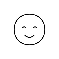 Fototapeta premium Smiley Face Icon Ideal for Emoticons and Reactions
