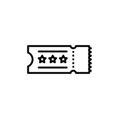 Event Ticket Icon Perfect for Concerts and Admission