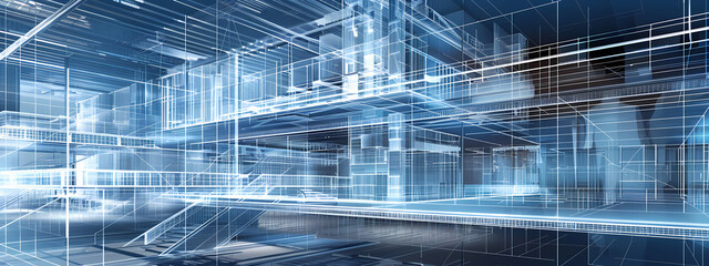 Obraz premium Advanced Building Design Visualization