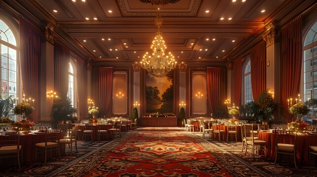 Professional team coordinating an upscale, high-profile corporate event at a modern, sophisticated venue.