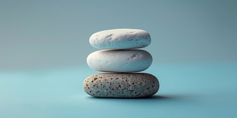 balance background with stones standing in a stack.