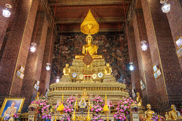 Phra Phuttha Thewapatimakorn is the principal Buddha image of Wat Phra Chettuphon Wimon Mangkhalaram Ratchaworamahawihan in Bangkok, Thailand. A place everyone in every religion can visit.
