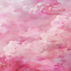 Fototapeta premium Pastel Color Dreamy Cloudy Background